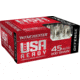 Winchester USA Ready .45 ACP 200 Grain Hex-Vent HP Pistol Ammo, 20 Round, RED45HP