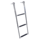 Windline Over Platform Telescoping 3 Step Ladder Stainless Steel Steps, TDL-3X