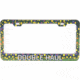 Wingo Outdoors License Plate Frame, Brook Trout, Double Haul, 12 x 7 inches, W-LIC-103-DH