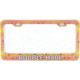 Wingo Outdoors License Plate Frame, Brown Trout, Double Haul, 12 x 7 inches, W-LIC-104-DH