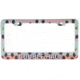 Wingo Outdoors License Plate Frame, Rainbow Trout, Double Haul, 12 x 7 inches, W-LIC-112-DH