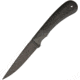 Winkler Operator Knife Black Micarta Fixed Blade Knife, 4in, Carbon Steel, Standard Edge, Black, Micarta Handle, OPERKBLMI