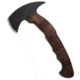 Winkler Knives RnD Compact Axe, Black, Wood, Brown Handle, Tribal Walnut w/ Kydex Carrier, Brown/Black, 10.75 inch, BHQ-191007