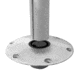 Wise 12'' Plug-in Pedestal Set w/ Pin Mount, Metal, Medium, 8WP25-12P