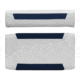 Wise 70 Qt/62 Qt Swingback Cooler Back Rest/Seat Cushion Set, Brite White/Mariner Blue, Medium, 8WD156-BS-1904