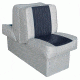 Wise Deluxe Lounge Seat w/ 10'' Base, Wise Gray/Wise Navy, Large, 8WD707P-1-660