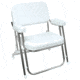 Wise Boaters Value Promotional Folding Deck Chair, Brite White, Large, 3316-784