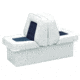 Wise Bucket Style Lounge Seat w/ 10'' Base, Wise White/Wise Navy, Large, 8WD505P-1-924