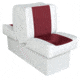 Wise Deluxe Lounge Seat w/ 10'' Base, Wise White/Wise Red, Large, 8WD707P-1-925