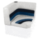 Wise Deluxe Pontoon Corner Section, White/Navy/Blue, Large, 8WD133-1008