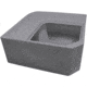 Wise Deluxe Pontoon Radius Corner Section - Base Only, Grey, 8WD133-1B-221