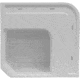 Wise Deluxe Pontoon Radius Corner Section - Base Only, White, 8WD133-1B-204