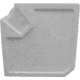 Wise Deluxe Pontoon Radius Corner Section - Base Only, White, 8WD133-1B-204