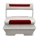 Wise DLX Pontoon 70 Qt Swingback Cooler, Brite White/Crimson Red, Large, DLX156-1906