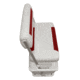 Wise DLX Pontoon 70 Qt Swingback Cooler, Brite White/Crimson Red, Large, DLX156-1906