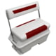 Wise DLX Pontoon 70 Qt Swingback Cooler, Brite White/Crimson Red, Large, DLX156-1906