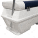 Wise DLX Pontoon 70 Qt Swingback Cooler, Brite White/Mariner Blue, Large, DLX156-1904