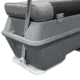 Wise DLX Pontoon 70 Qt Swingback Cooler, Marble/Reef Stone, Large, DLX156-1905