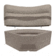 Wise Premier Pontoon 28in Radius Corner, Mocha Java/Cafe/Mushroom, Large, BM11028-1749