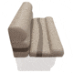 Wise Premier Pontoon 50in Bench, Mocha Java/Cafe/Mushroom, Large, BM1145-1749