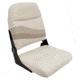 Wise Premier Pontoon Boat Seat, Platinum/Mocha Java/Khaki, Medium, BM1147-1066