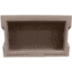 Wise Premier Pontoon Flip Flop Seat - Base Only, Mocha Java, BM1152-1B-1725