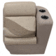 Wise Premier Pontoon Lean Back Right, Mocha Java/Cafe/Mushroom, Large, BM13006R-1749