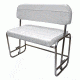 USED Wise Stainless Steel Swingback Seat, Cuddy Brite White, Medium, 8WD155P-784, EDEMO2