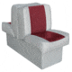 Wise Deluxe Lounge Seat w/ 10'' Base, Wise Gray/Wise Red, Large, 8WD707P-1-661