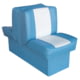Wise Deluxe Lounge Seat w/ 10'' Base, Wise Light Blue/Wise White, Large, 8WD707P-1-663
