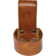 Wisemen Trading Dark Brown Axe Belt Loop, 2in x 1.5in, Leather, Dark Brown, 3568