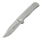 WithArmour Stones Lockback Folding Knife, 4 stonewash finish D2 tool steel blade, Titanium handle, WA-092SW