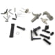 WMD Guns Lower Parts Kit AR-15 Mod 3, Nitromet, NiB-X FCG, Nickel/Black, 1-NIBXLPKM3