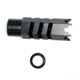 WMD Guns Muzzle Brake, 5.56, 1/2x28, Nitromet, Black, 1-NMMB24