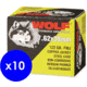 Wolf Ammo 7.62x39mm 122 Grain Full Metal Jacket Steel Rifle Ammo , 200 Rounds