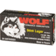 Wolf Ammo 9mm Luger 115 grain Full Metal Jacket Steel Casing Pistol Ammo,50 Rounds, 919WFMJ