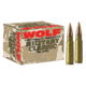 Wolf Ammo Military Classic .308 Winchester 168 Grain Soft Point Steel Cased Centerfire Rifle Ammo, 1000 Rounds, MC308SP168