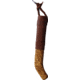 Wood Jewel 7.75in Curly Birch Fixed Knife, 7.75in Overall, 3in Carbon Steel Blade, Curly Birch Handle, Leather Sheath, 23VV