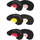 Woodhaven Calls Custom Calls Pure Turkey 3 Pack Mouth Calls, Black/Red/Green, WH510