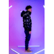 Woodpecker Woody Bomber Jacket - Mens, Firebird Black, XL, WPM001-FB-XL