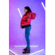 Woodpecker Woody Bomber Jacket - Womens, Raspberry/Red, L, WPW006-RAS-L