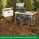 Woods Folding Portable Camping Table Set w/ 4 Camping Chairs, CTI0765544