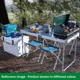 Woods Folding Portable Camping Table Set w/ 4 Camping Chairs, CTI0765544
