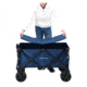 Woods Outdoor Collapsible Utility King Wagon, 225 lb Capacity, Navy, CTI0762933N