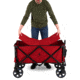Woods Outdoor Collapsible Utility King Wagon, 225 lb Capacity, Red, CTI0762933R