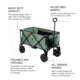 Woods Outdoor Collapsible Utility King Wagon, 225 lb Capacity, Spray, CTI0762933S