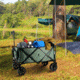 Woods Outdoor Collapsible Utility King Wagon, 225 lb Capacity, Spray, CTI0762933S
