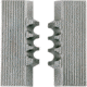 Woodstock 2in Chair Rail / Bead Moulding Head Knives, Set of 2, D1708
