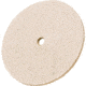 Woodstock Hard Spiral Sewn Buffing Wheel, 8in. Diameter x 1/2in. Ply x 3/4in. Hole D3094