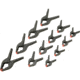 Shop Fox Polymer Spring Clamp Set, 12 pc. D4129